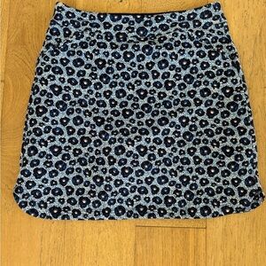 Peter MIllar Alice Petal hem Floral Ladies Blue Small Performance Golf Skort